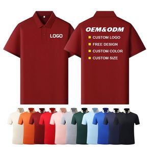 เสื้อโปโลขายส่ง ปักลายโลโก้ตามสั่ง ดีไซน์หรูหรา สำหรับกีฬากอล์ฟ ผู้ชาย ผ้าโพลีเอสเตอร์ผสมคอตตอน สีดำ พร้อมปักโลโก้ - Product Image 2