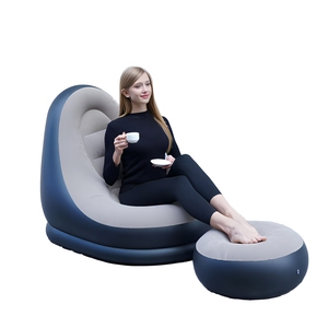 Modern Design Single <b>Sofa</b> <b>Bed</b> Automatic Inflatable <b>Folding</b> Chair Eco TPU Outdoor Bedroom Leisure Multicolor - Product Image 1