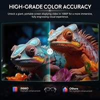 Lunettes Air 2 AR avec caméra de théâtre virtuel 1080P Micro-OLED Traduction en 10 langues Lunettes intelligentes sans fil ChatGPT AR Ai