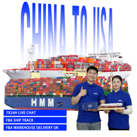 Transit maritime DDP de fret de détail Chine-Royaume-Uni, livraison porte-à-porte, consolidation LCL/FCL, entrepôt 3PL pour Amazon FBA