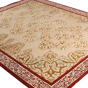 Alfombra antideslizante ecológica con mechones a mano de lana y viscosa exclusiva de la mejor calidad, alfombra suave y elegante para decoración del hogar - Product Image 3