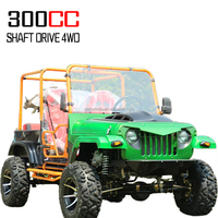Quadricycle à essence 300CC à quatre roues motrices, UTV, ATV, voiturette de golf, buggy pour adultes