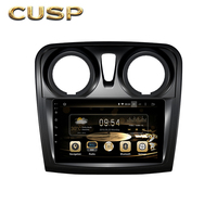 Autoradio 9 pouces pour Renault Sandero Logan 2014-2017, unité principale multimédia, lecteur radio de voiture