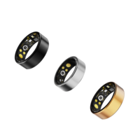 2025 AI Anillo inteligente Diseño de moda Control de gestos Video Salud Monitor de sueño IOS Fábrica OEM