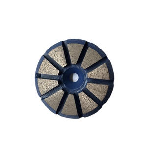 3 inch trái phiếu kim loại kim cương Đĩa đánh bóng Bê tông với <span class=keywords><strong>10</strong></span> phân đoạn kim cương công cụ cho mài Granite kim cương Mài Giày - Product Image 2