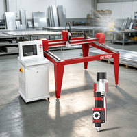 Máquina de Corte Láser de Fibra Industrial CNC 1313T, Mini Cortadora Portátil de Chapa Metálica de Alta Precisión con Enfriamiento por Agua para Acero Inoxidable