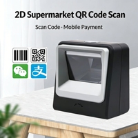 Escáner de Código de Barras 2D Plug and Play con Interfaz USB/RS232, Lector de Códigos QR para Supermercados, Compatibilidad Multisistema para Windows y Linux