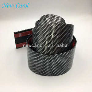 Pare-choc <span class=keywords><strong>de</strong></span> <span class=keywords><strong>porte</strong></span> <span class=keywords><strong>de</strong></span> voiture en caoutchouc <span class=keywords><strong>de</strong></span> carbone, accessoires universel, bande <span class=keywords><strong>de</strong></span> protection anti-rayures, offre spéciale - Product Image 3