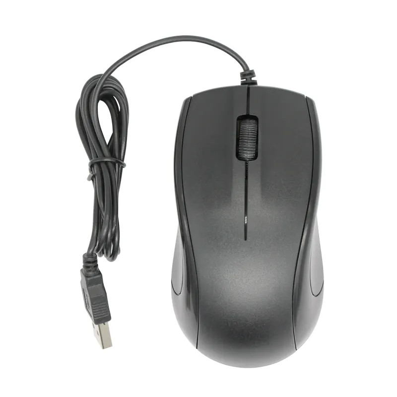 VCOM ucuz kaliteli OEM fareler bilgisayar kablolu USB optik fare dizüstü PC için RoHs USB dizüstü için fare adet ofis ve oyun