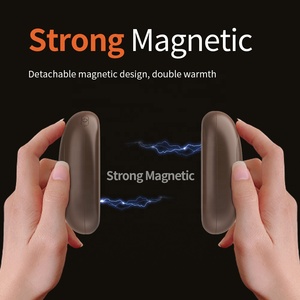 2024 nouveautés 2 en 1 ensemble Portable mini <span class=keywords><strong>usb</strong></span> magnétique chauffe-mains chauffe-poche 5000mah Rechargeable personnalisé chauffe-mains - Product Image 2