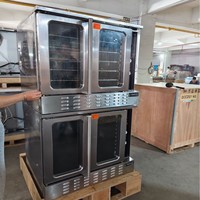 Nouveau four à convection de style européen aux normes américaines avec certification ETL et CSA et roulettes pour la cuisson commerciale en cuisine occidentale