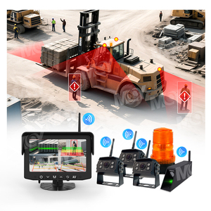 كاميرا لاسلكية مضادة للتصادم ذات 4 قنوات AI BSD لتحديد المواقع بالليزر مع نقطة عمياء - Product Image 1