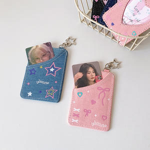 Nuevo estilo Denim Card Love Star Advanced Sense Ins Photocard Holder <span class=keywords><strong>Polaroid</strong></span> Photo para estudiantes - Product Image 5