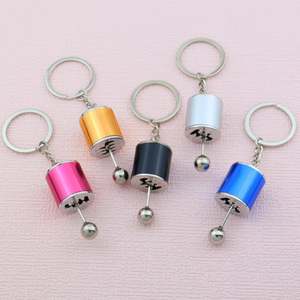 Llavero de Metal Personalizado de Alta Calidad con Logotipo, Diseño Creativo para Modificación de Autos, Llavero con Forma de Palanca de Cambios - Product Image 4