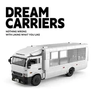 PB PB8837 Nuevo Camión de Carga Cerrado, Juguete de Bloques de Construcción, Modelo MOC para Armar, Regalo de Navidad para Niños, Set de Bloques de Construcción