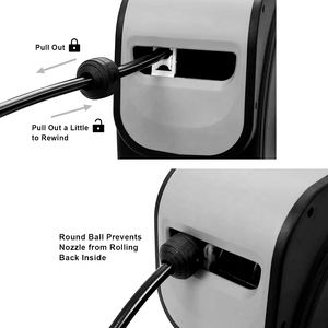 Carrete de <span class=keywords><strong>manguera</strong></span> retráctil de 10, 15, 20, 25, 30, 40 m, 30, 65, 100, 130 pies, lavado a alta presión, <span class=keywords><strong>lavadora</strong></span> de coches, carrete de <span class=keywords><strong>manguera</strong></span> de jardín de agua - Product Image 5