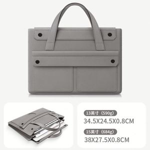 Maletín de Cuero PU para Portátil, Personalizable con Logotipo, para Oficina, Moda Ejecutiva, Ligero, Impermeable, Gran Capacidad, para Hombre - Product Image 3