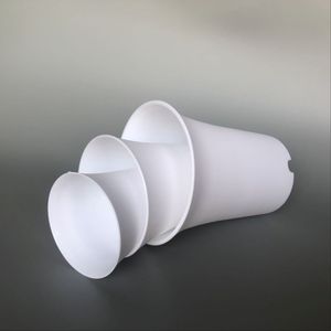 Maceta Redonda de Plástico Blanca y Negra de 10.5*13.5cm para Balcón, Maceta Profunda para Plantas, Maceta de Malla para <span class=keywords><strong>Cactus</strong></span> y Suculentas - Product Image 4