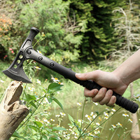 Hache multifonctionnelle, marteau polyvalent pour le camping en plein air, l'abattage, la coupe de bois de chauffage, la lutte contre les incendies, le jardinage, la survie, OEM personnalisé