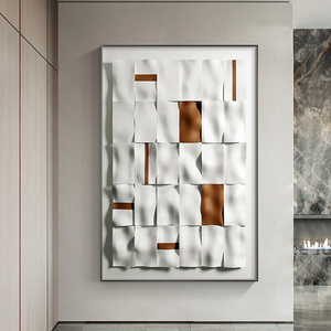 Nouveau Design moderne blanc 3D décoration de la maison Art mural <span class=keywords><strong>peinture</strong></span> pour la maison hôtel décorations murales - Product Image 5