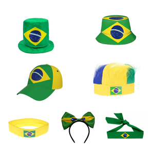 Juego de accesorios para fanáticos de la Copa de fútbol de Brasil, evento de juego de fútbol, productos de animación, regalo de fiesta de partidario con artículos promocionales - Product Image 3