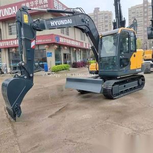 Korea Made Hyundai Excavator Track Hydraulic Crawler Excavator 8 Ton Hyundai HX80 Low Price <b>Machinery</b> Excavator - Product Image 2