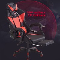 Fauteuil de gaming HT CHINA HT-5024 en maille inclinable et pivotant avec accoudoirs – Design moderne et minimaliste, confortable et simple