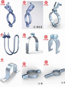 ตัวหนีบยึดท่อชุบสังกะสี UTT50 FM UL Certified สำหรับยึดท่อป้องกันการสั่นสะเทือนจากแผ่นดินไหว และระบบ HVAC และระบบดับเพลิง - Product Image 3