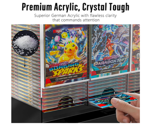 Vente chaude, distributeur de paquets de cartes TCG à 6 emplacements, haute transparence, jeu de cartes à collectionner, Pokemoned PTCG, protection UV, présentoir - Product Image 5