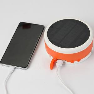 Luz LED colgante para tienda de campaña ABS, linterna de cadena recargable solar y USB clasificada IP65 con brillo ajustable RGB, LED, luz de tienda de campaña - Product Image 5