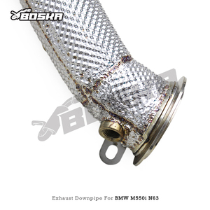Custom Stainless Steel Downpipe Exhaust Pipes for BMW M550/M550i G30/N63 4.4TT 2017-2022 Racing Exhaust System Free Flow Pipe - Product Image 4