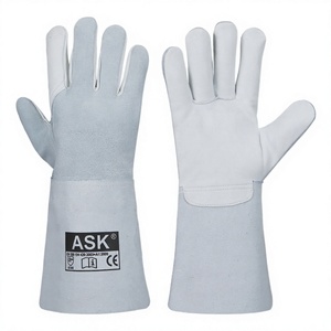 Guantes de Soldadura Pakistaníes Anticorte, de Manga Larga, Resistentes al Calor, a las Chispas y a las Llamas, para Minería y Fabricación de Metales - Product Image 1
