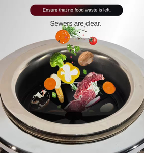 Broyeur de déchets alimentaires intelligent pour garage extérieur en fonte, à batterie, avec technologie de broyage continu multi-usage - Product Image 4
