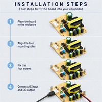 Alimentation à découpage 12V 2.5A, entrée 110-240VAC pour caméra de sécurité CCTV, bande LED, carte de contrôle d'automatisation IoT pour maison intelligente, CE