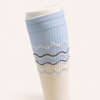Chaussettes de compression personnalisées en gros pour femmes, anti-fatigue, soulagement des gonflements des jambes, pour voyages et vols, 20-30 mmHg, hauteur genou, pour grossesse et post-partum