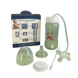 <span class=keywords><strong>Biberon</strong></span> à large ouverture mains libres en PP avec brosse de nettoyage pour nourrisson - Product Image 4