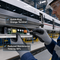 Alimentation LED pour rail d'assemblage SMT, conforme à la norme EN50155, anti-vibration, OEM ODM, éclairage de métro et de train, directement de l'usine