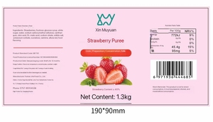 Ingrédients pour thé aux perles, <span class=keywords><strong>confiture</strong></span> <span class=keywords><strong>de</strong></span> fraises et produits <span class=keywords><strong>de</strong></span> <span class=keywords><strong>boulangerie</strong></span> sains sans sucre, marque privée, 1,3 kg - Product Image 3