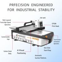 Nouvelle imprimante UV DTF à plat de type 6090 avec caméra CCD et tête XP600 I3200 pour impression personnalisée sur verre A1, imprimante d'autocollants UV