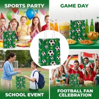 623174 Bolsas de Regalo de Papel con Diseño de Fútbol, Bolsas para Fiestas Infantiles, Cumpleaños, Deportes, Venta al Por Mayor