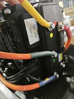 Nouvel état 96V 15KW moteur hors-bord électrique 20HP moteur de bateau refroidi à l'eau avec batterie