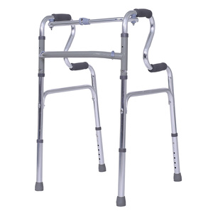 Foldable Double-bend <strong>Walker</strong> for the Elderly With Arm Rest Pad for Limited Mobility With <strong>Disabled</strong> - Product Image 5