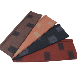 Tuile de toiture en métal revêtue de pierre, design shingle, option bicolore, différentes épaisseurs, longue durée de vie, résistante aux intempéries - Product Image 3