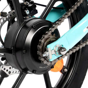 Vélo électrique pliable Bodywel T16, cadre en acier, batterie lithium, moteur roue arrière 36V 10.4AH 250W 16*2. Disque de roue 25KM/H en acier - Product Image 2