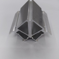 Soporte de Esquina de Aluminio Integrado Moderno y Duradero 6063-T5, Fundido a Presión de 90 Grados con Tornillo para Conexión de Marcos de Ventanas y Puertas