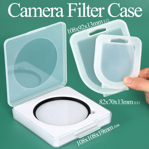 Estuche de Transporte para Filtros de Lentes Redondos SUNSHING, Caja de Almacenamiento de Filtros de Fotografía de Plástico PP, Contenedor para Filtros de Cámara para Lentes UV CPL - Product Image 1