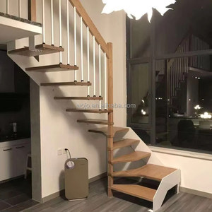 Style Moderne Australien Intérieur Résidentiel Personnalisé Escalier Bois Verre Trempé Clip <span class=keywords><strong>Suspension</strong></span> Villa <span class=keywords><strong>Suspension</strong></span> Décorative - Product Image 4
