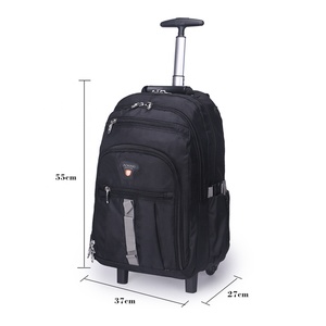 Mochila Escolar con Ruedas Aoking, Diseño Clásico de Moda, Gran Capacidad, 21 Pulgadas, Patrón de Letras, Resistente - Product Image 2