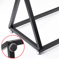 Porte-vêtements simple et moderne avec base triangulaire anti-basculement, support d'affichage pour vêtements, adapté aux chambres à coucher