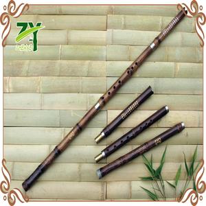 Flauta de Bambú Tradicional China Hecha a Mano, Instrumento Musical para el Hogar, Tonos C-D-E-F-G, Acabado Natural/Lacado, Bolsa de Terciopelo - Product Image 2